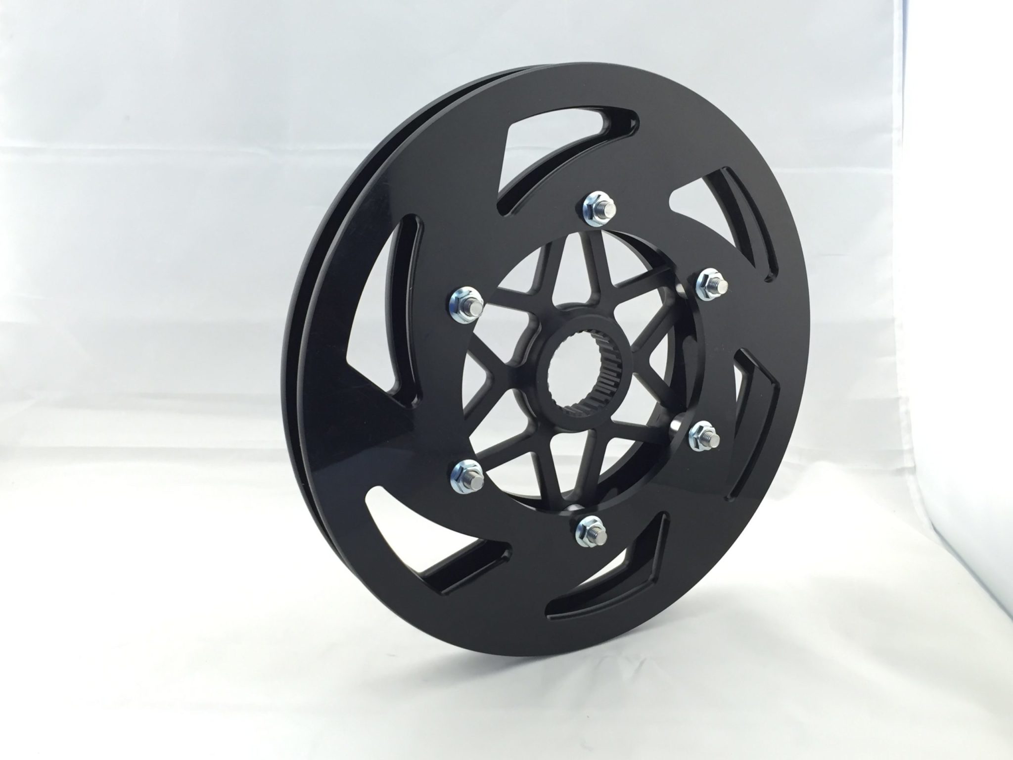 SPROCKET ADAPTER WITH GUIDE PLATES Factor 1 Racing